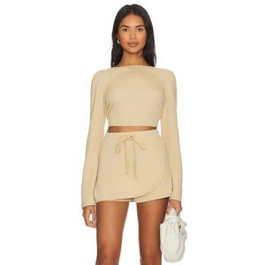 NWOT Lovers and Friends Langley Top & Skort set